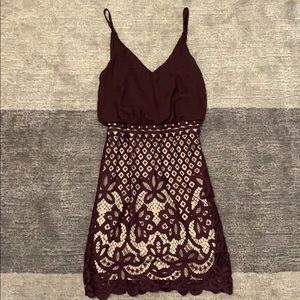 Boutique Burgundy Dress